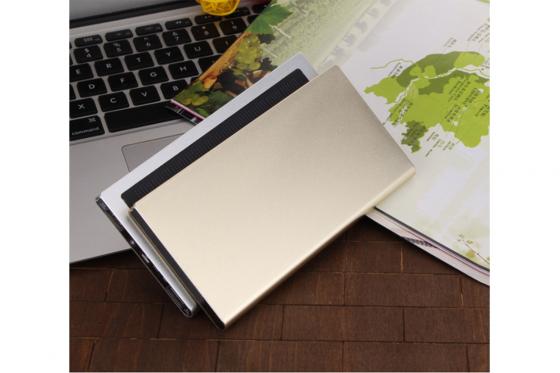 Solar Powerbank - mit Druck, Gold 4 