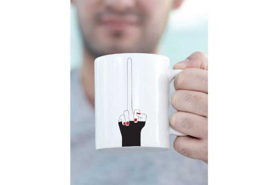 Tasse - Mittelfinger  