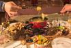 Fondue au chalet - Repas à 3 plats pour 4 personnes 