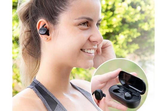 Bluetooth-Kopfhörer - kabellos - schwarz 2 