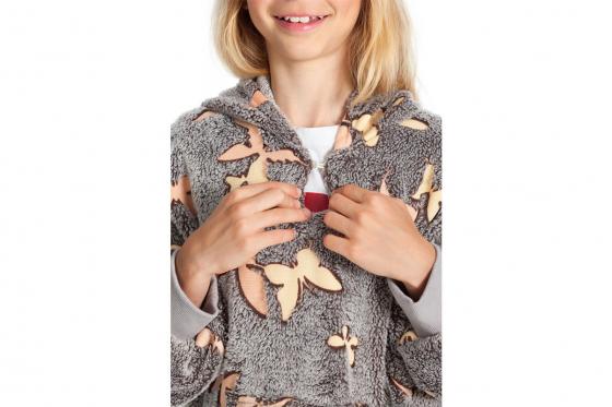 Kids Hoodie - Glow Butterflies 1 