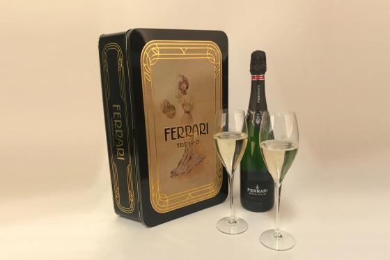 Premium Geschenkset - Ferrari Maximum & edle Grand cru Gläser  