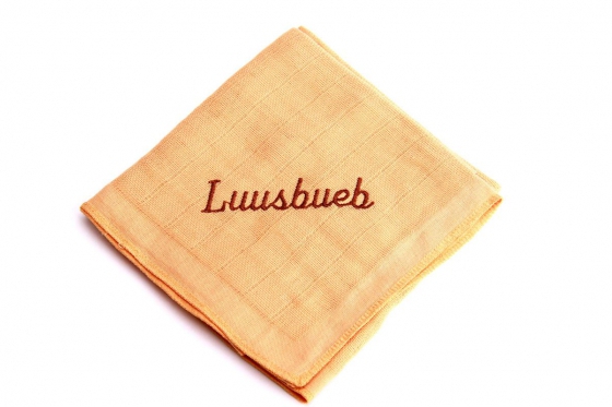 Nuscheli mit Namen - braun  