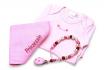 Body-Geschenkset rosa - mit Nuscheli & Nuggikette 