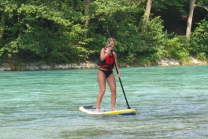 SUP Stand Up Paddling - auf der Aare