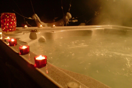 Loveroom en montagne - Avec repas du soir aux chandelles  