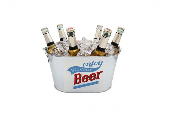 Seau à bière - avec décapsuleur  