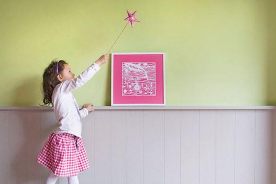 Wandbild Sea world  - Name & Geburtstag 3 