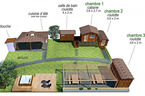 Nuit dans une roulotte - 1 nuit, avec petit déjeuner et libre accès à l'espace bien-être 4 