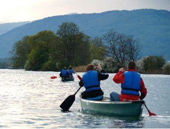 Kanu-Tour Aare - ganzer Tag 1 