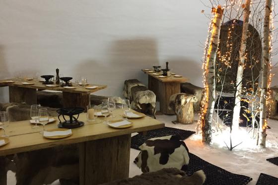 Fondue Menü im Iglu - für 1 Person in Leysin (VD) 9 