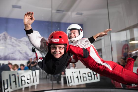 Simulateur de chute libre  - 4 vols pour 1 personne | Offre Best Deal 4 