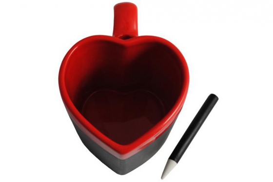 Message Tasse - in Herz Form 1 