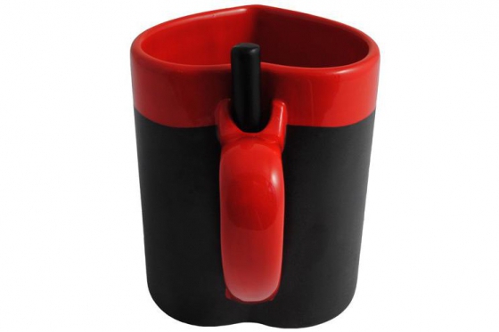 Message Tasse - in Herz Form 2 