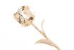 Goldrose - 28cm - in Luxus-Lederbox 3
