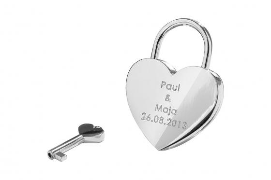 Cadenas d'amour grande taille - avec gravure  