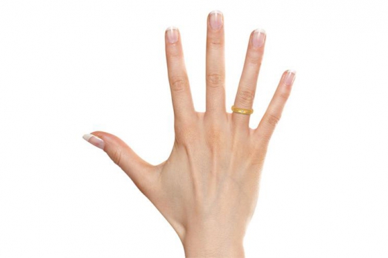 Edelstahlring Sasha Zirkonia - mit Gravur 1 