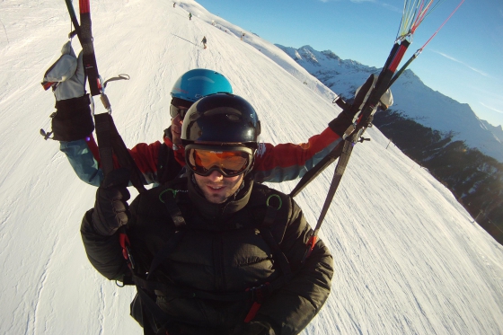 Gleitschirm-Tandemflug - inkl. Fondue-Plausch 3 