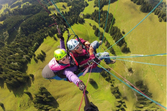 Vol en Parapente Biplace - Grand vol - Région de la Gruyère  