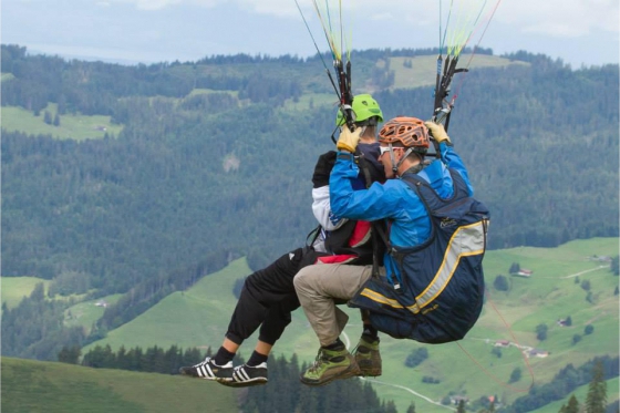 Vol en Parapente Biplace - Grand vol - Région de la Gruyère 2 