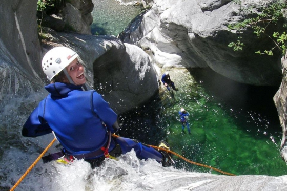 Canyoning Challenge - im Tessin  