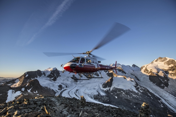 Helikopter Rundflug - Bernina Bergmassiv ca. 20 min 2 