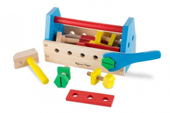 Werkzeugkasten - aus Holz, zum Mitnehmen  