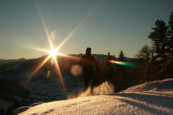 Randonnée en raquettes - sous la pleine lune avec fondue 2 