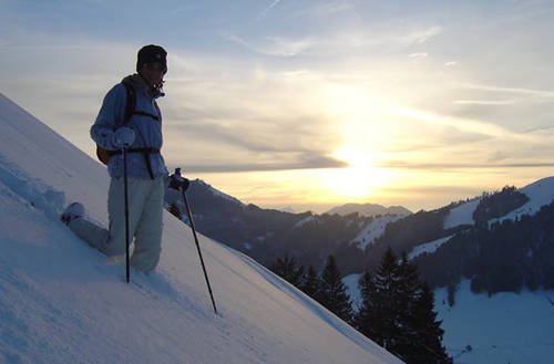 Randonnée en raquettes - sous la pleine lune avec fondue 4 