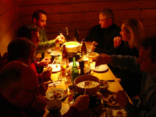 Randonnée en raquettes - sous la pleine lune avec fondue 5 