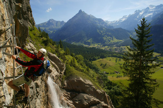 Via ferrata avec guide - Magnifique sortie sur l'Allmenalp 6 