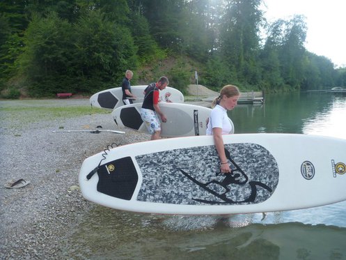 Stand Up Paddle Surfing - 2h-Grundkurs auf dem Rheinstausee 5 