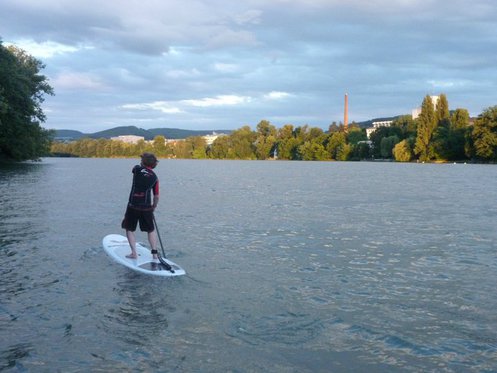 Stand Up Paddle Surfing - 2h-Grundkurs auf dem Rheinstausee 7 