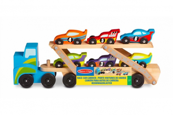 Camion pour bolides - inclus: 6 voitures de course 1 