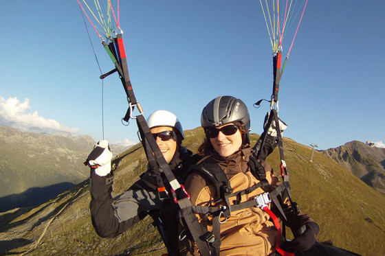 Vol en haute altitude - Tandem à Davos 2 