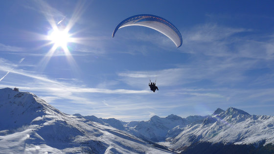 Vol en haute altitude - Tandem à Davos 3 