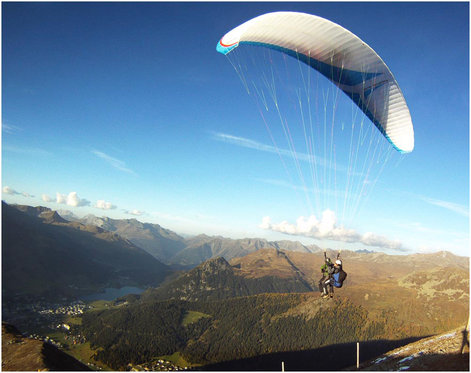 Vol en haute altitude - Tandem à Davos 6 