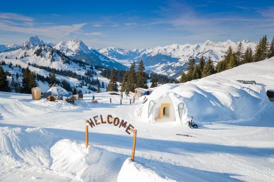 Fondue Deluxe dans un igloo - pour 2 personnes  