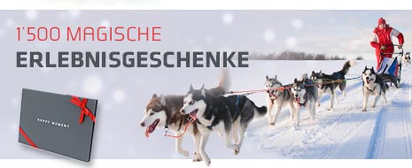 Über 1500 Erlebnisgeschenke