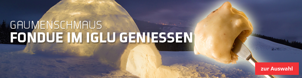 Fondue im Iglu