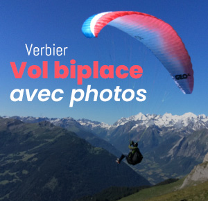 Vol biplace Valais