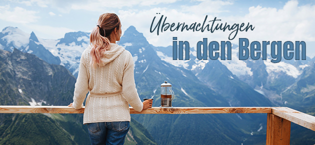 Übernachtung in den Bergen