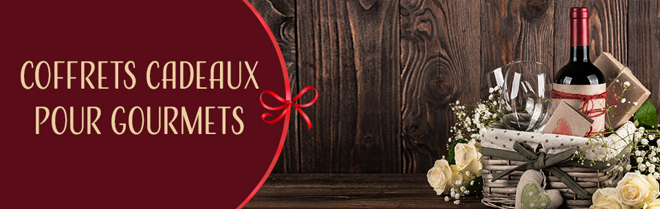 Coffrets cadeaux pour gourmets