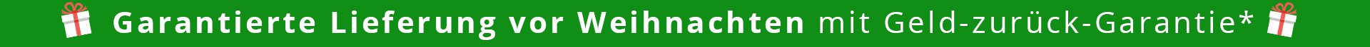 Garantierte Lieferung vor Weihnachten