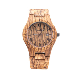 Bambuu Holzuhr, Zebrano ronda