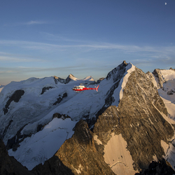 Corvatsch Lunch, mit Helikopterflug