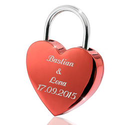 Lucchetto d'amore Esplendor, con incisione