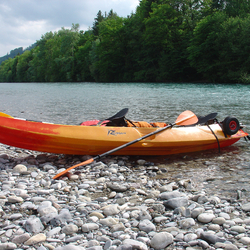 Kajak Tour für 5 Personen, entlang der Aareschlaufen