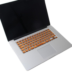 Protection de clavier MacBook, en bois de cerisier