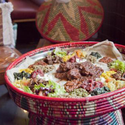 Restaurant Ethiopien, Menu découverte pour deux
